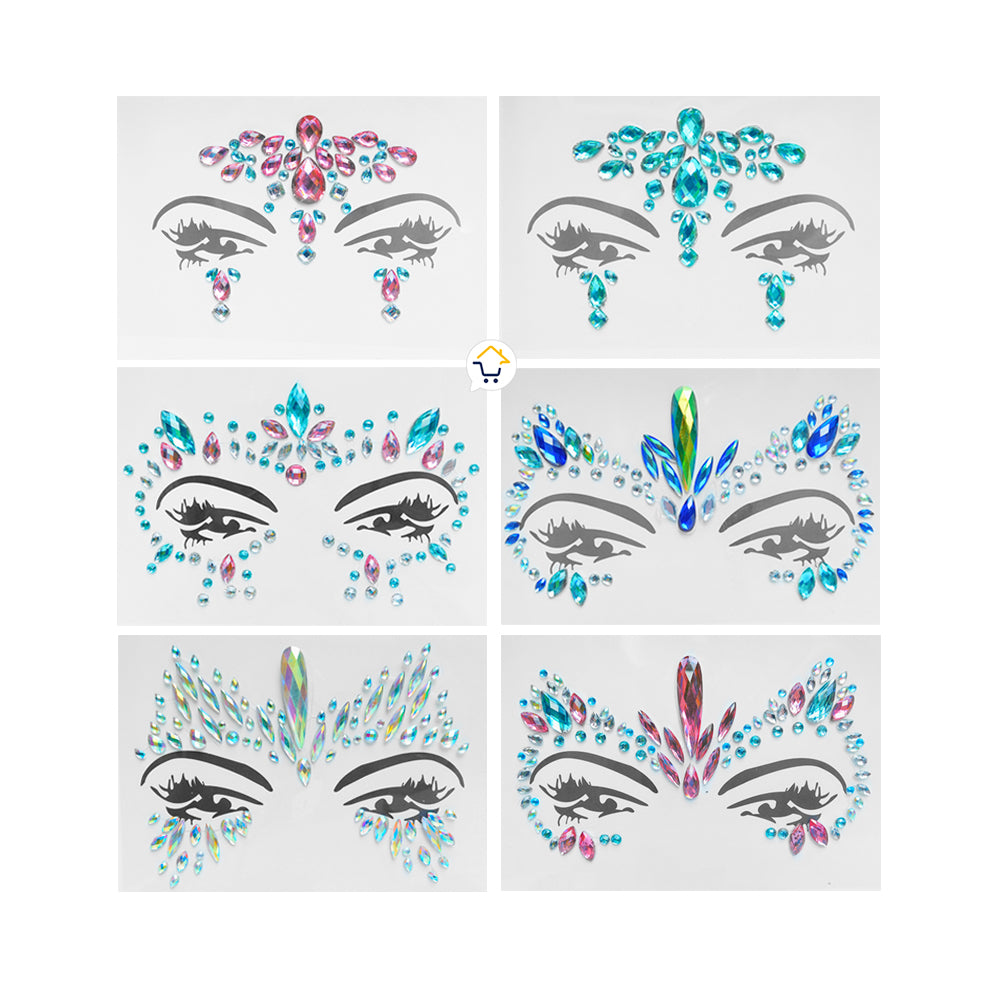 Tatuaje Temporal Piedras Faciales