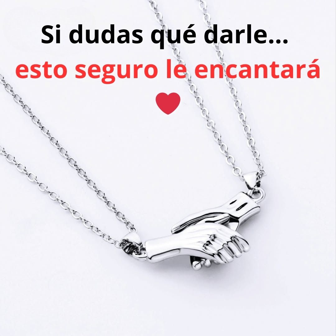 Cadena magnética UNIDOS: Caja Regalo+Tarjeta Dedicatoria 💌
