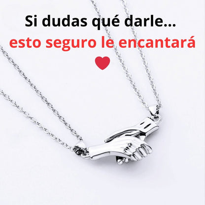 Cadena magnética UNIDOS: Caja Regalo+Tarjeta Dedicatoria 💌